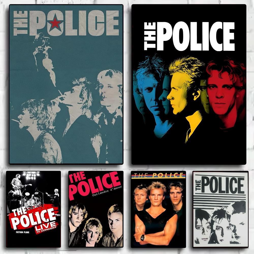 Musical Instrument Poster - ロックバンド The P-police ポスター トレンディなウォールアート 良いステッカー