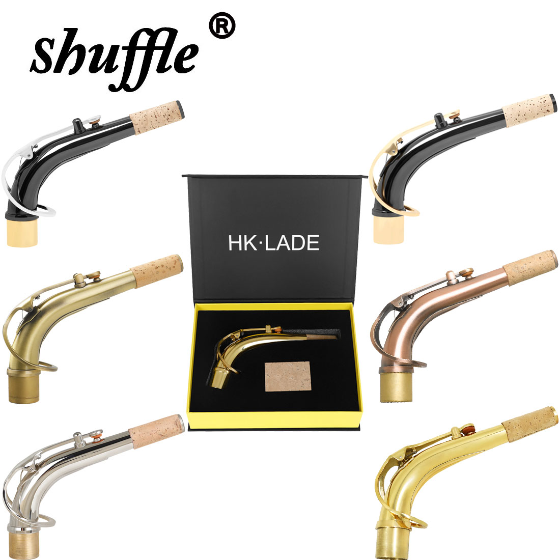 Musical Instrument Oboe - アルトサックスネックベントブラス演奏しやすい良い音色ネックベントプロフェッショナル管楽器アルトパーツサックスアクセサリー