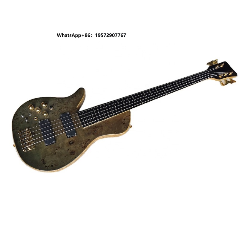 Bass Guitar Fretless - 左利き用5弦エレキベースギター
