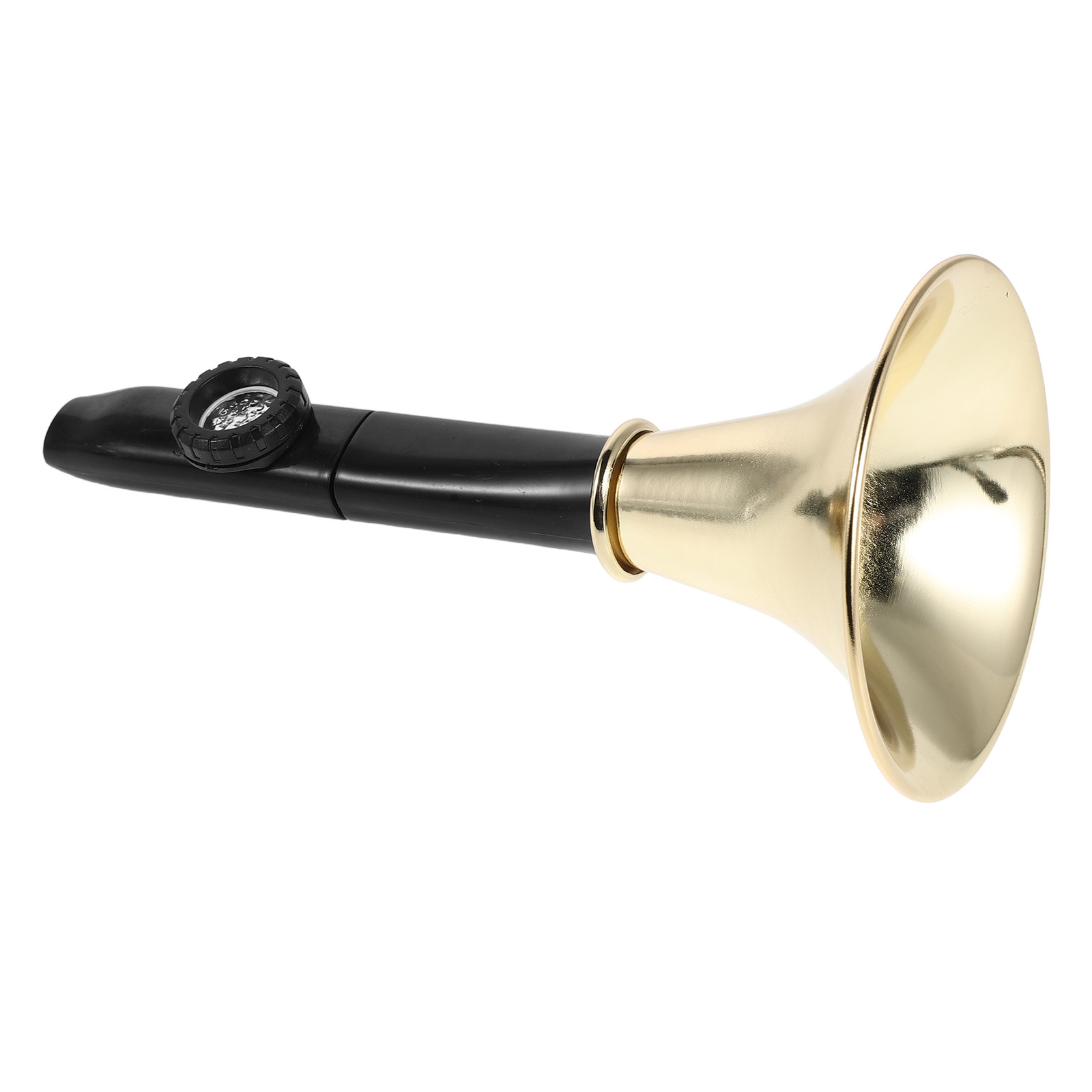 Musical Instruments Easy - ブラックメタル・カズー・トランペット・フルート。初心者向けの簡単な楽器。小型で持ち運び可能なカズー。旅行やパフォーマンスに最適な楽器。