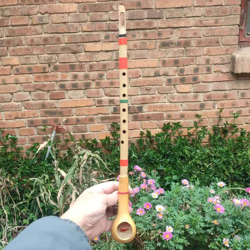 Musical Instrument Groups - 手作り竹製ストレートフルート イー民族グループの伝統的なビル民族楽器 喉吹き管 イー民族のニッチな楽器