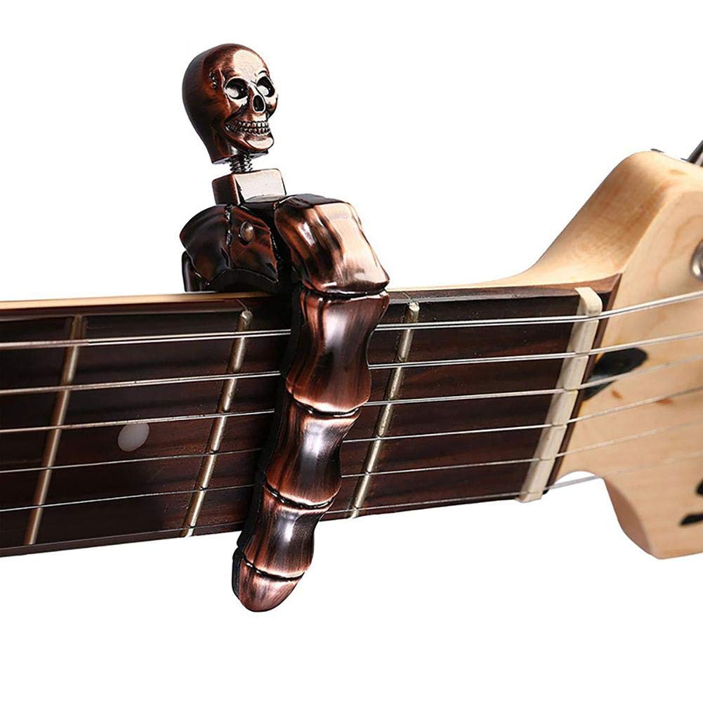 ギターカポ スカルカポ アコースティックギターとエレキギター - Musical Instruments Easy のレビューと価格