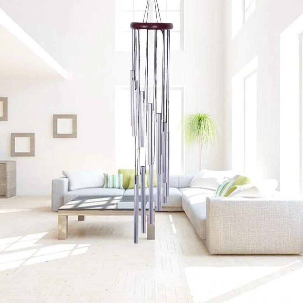 アルミチューブ金属パイプ風鈴12本チューブ風鈴ペンダントベル - Wind Chime Tubular のレビューと価格