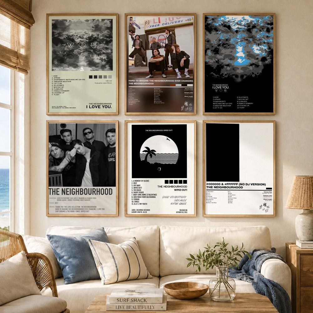 インディー ロック バンド T-The Neighborho - Musical Instrument Poster のレビューと価格