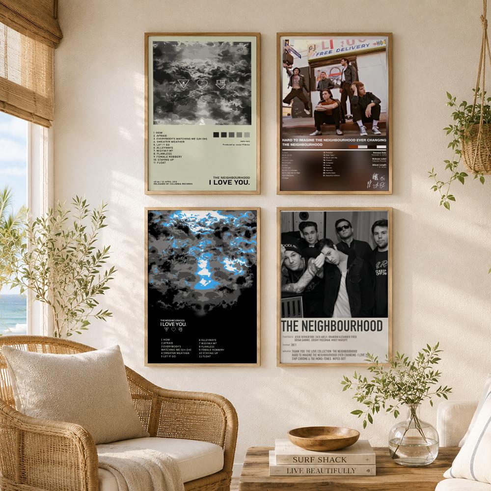 インディー ロック バンド T-The Neighborho - Musical Instrument Poster のレビューと価格