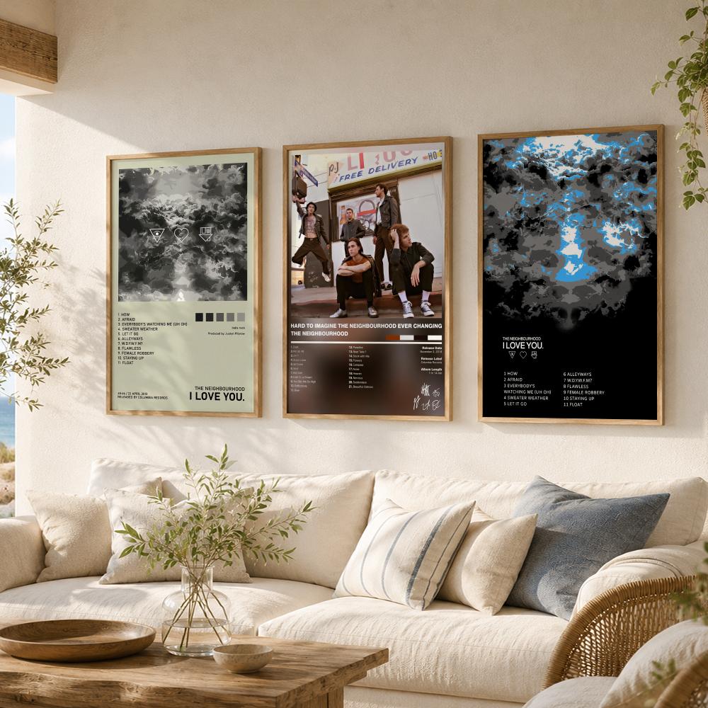インディー ロック バンド T-The Neighborho - Musical Instrument Poster のレビューと価格