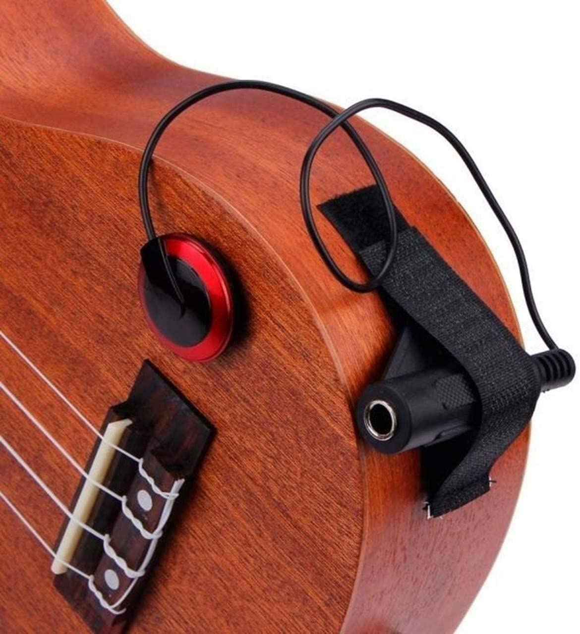 1 個ピエゾコンタクトマイクピックアップギターバイオリンバン - Musical Instrument Mandolin のレビューと価格