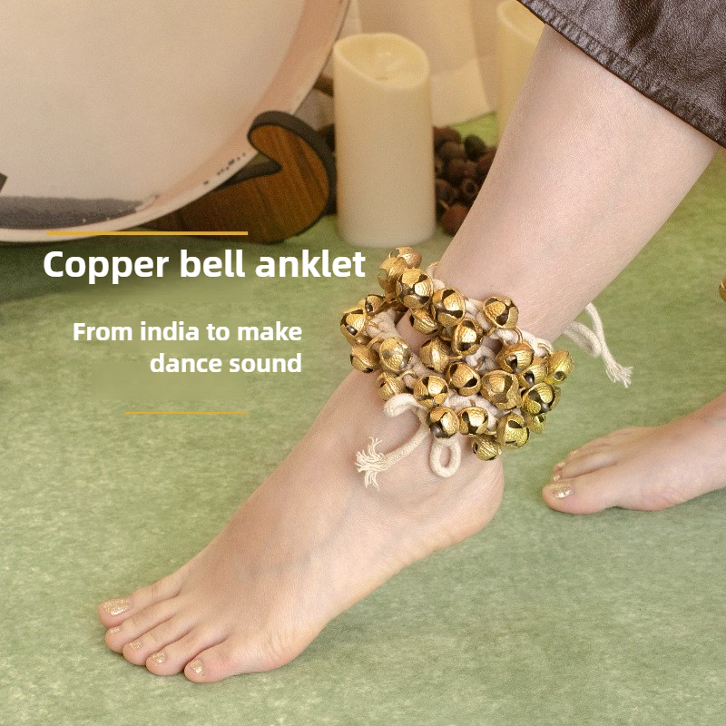 インドのエスニックダンス手作りフットベルサウンドセラピー伴奏 - Musical Instrument Indian のレビューと価格