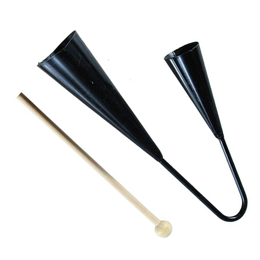 金属製の子供用早期教育用アゴゴベル、黒色の伝統的な小型楽器、 - Musical Instrument Agogo のレビューと価格
