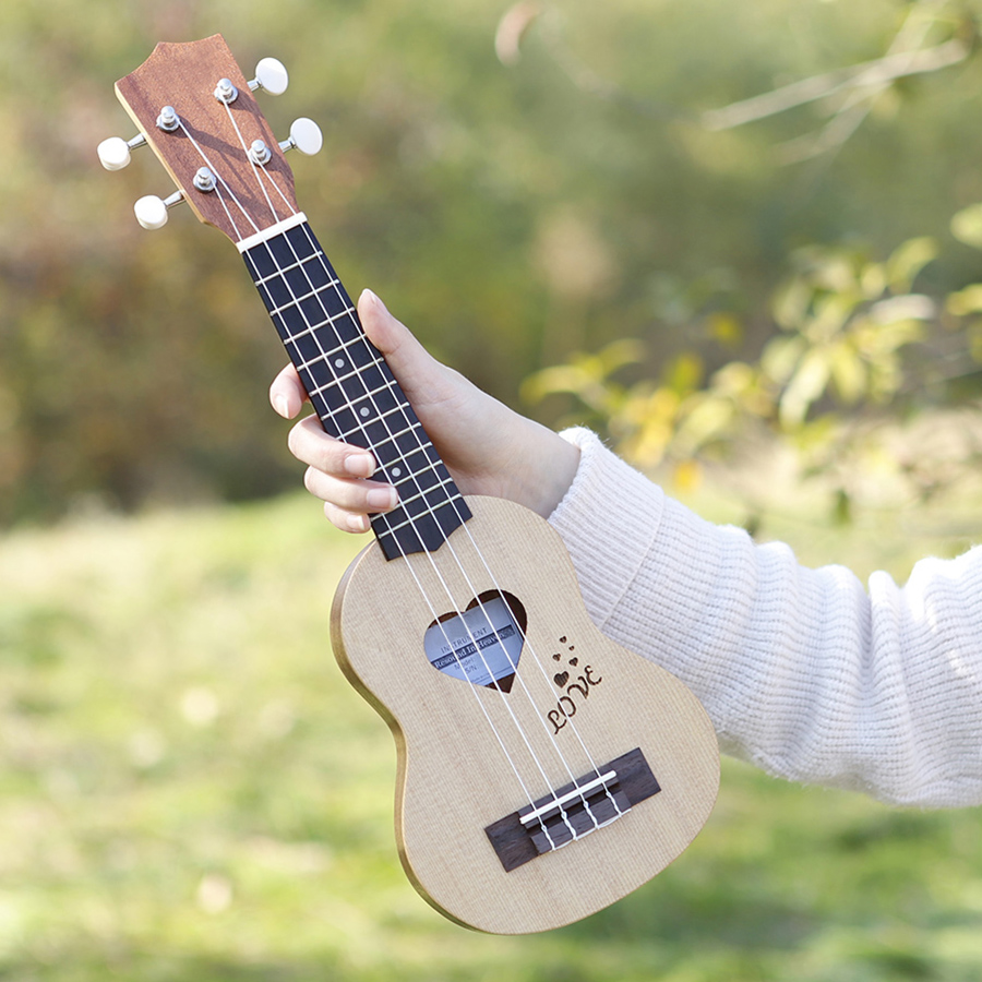 IRIN 17 インチ ウクレレ スプルース材楽器 4 弦ハ - Musical Instrument Hawaiian のレビューと価格