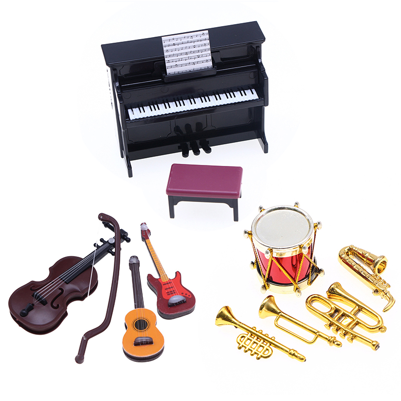 【M】1:12 ドールハウスミニチュア古典楽器ピアノギターサ - Musical Instrument Oboe のレビューと価格
