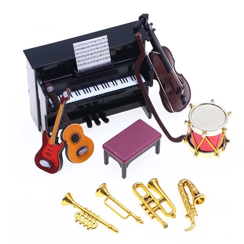 【M】1:12 ドールハウスミニチュア古典楽器ピアノギターサ - Musical Instrument Oboe のレビューと価格