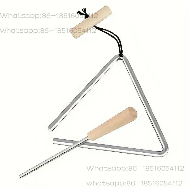 1pc プロフェッショナル三角楽器セット、ビーター付きの楽し - Triangle Beater Music のレビューと価格