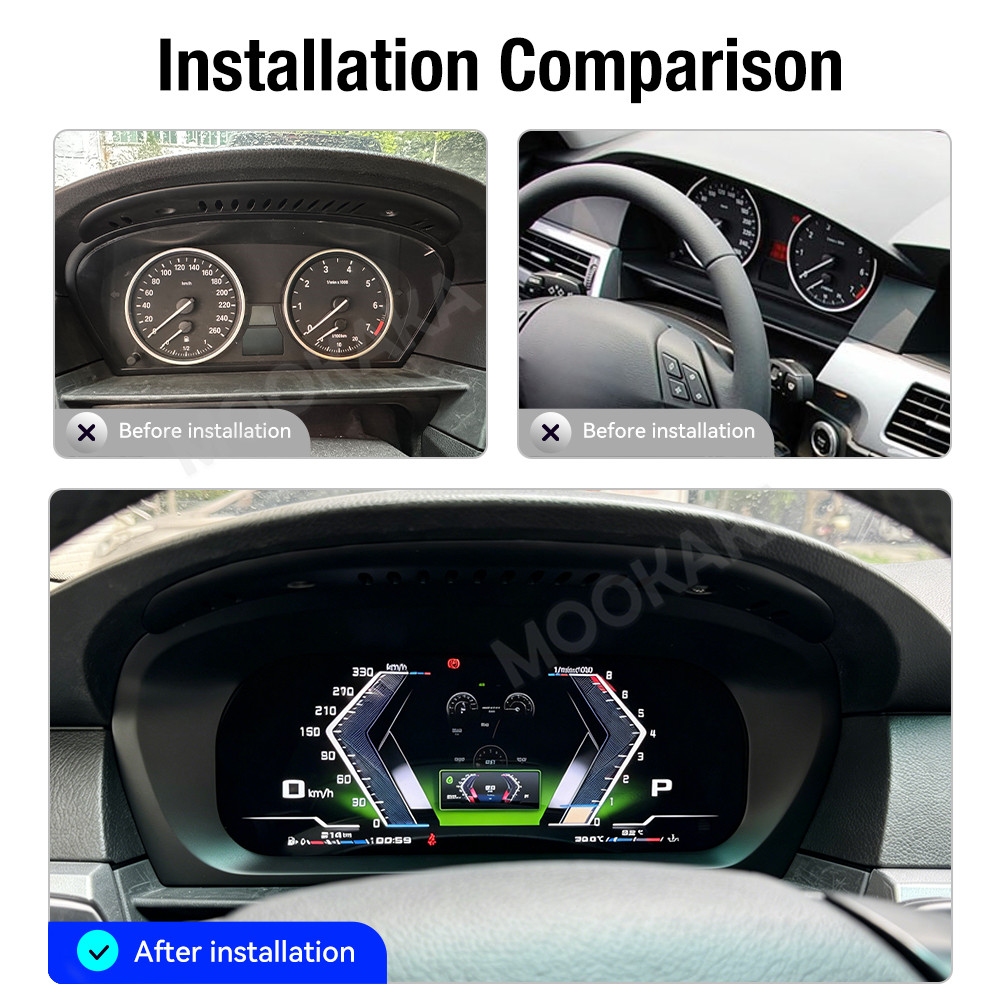 BMW 5シリーズ E60 2006-2010用 デジタルク - Musical Instrument Irish のレビューと価格