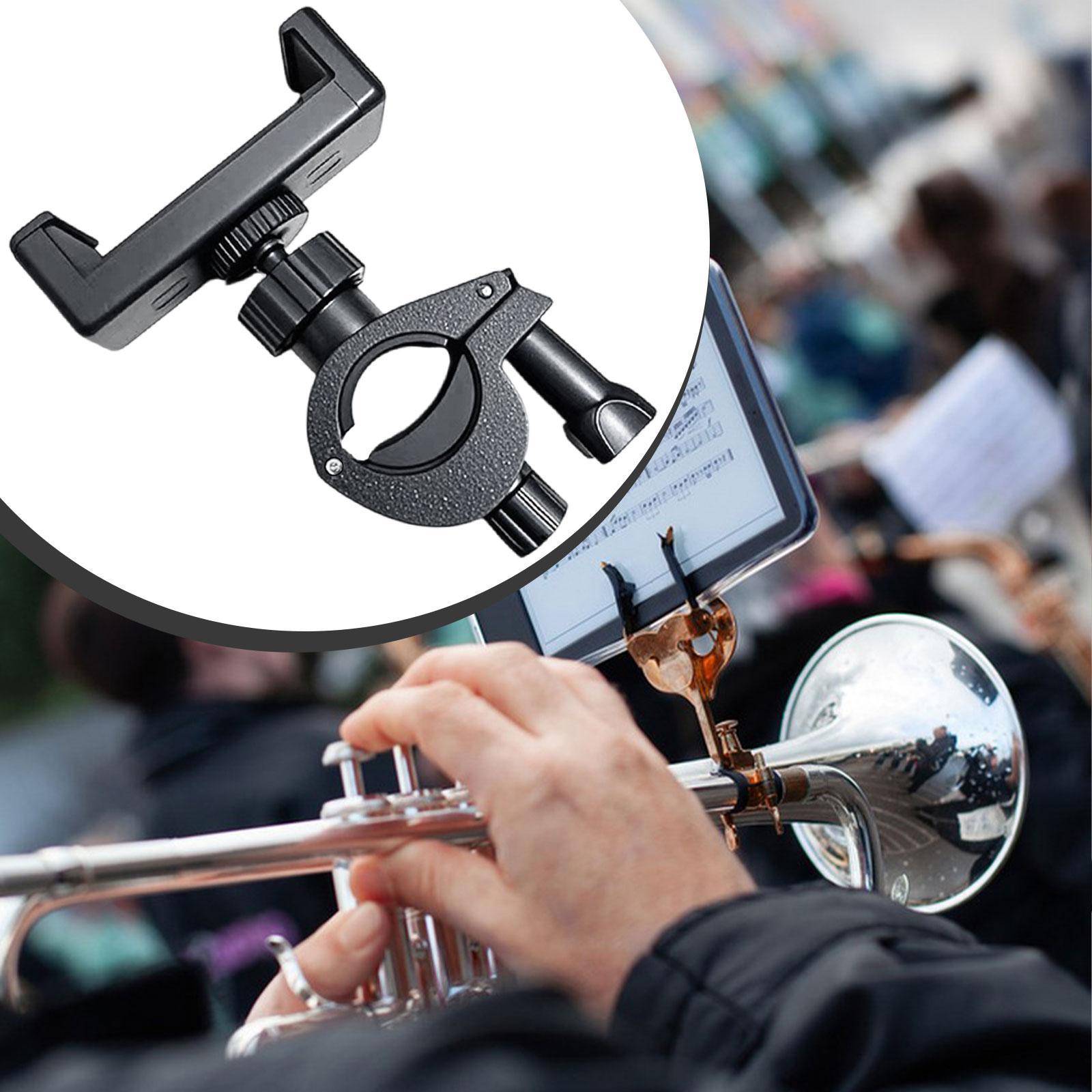 マーチングバンド音楽用ライアーフォンホルダークリップクランプ - Musical Instrument Oboe のレビューと価格