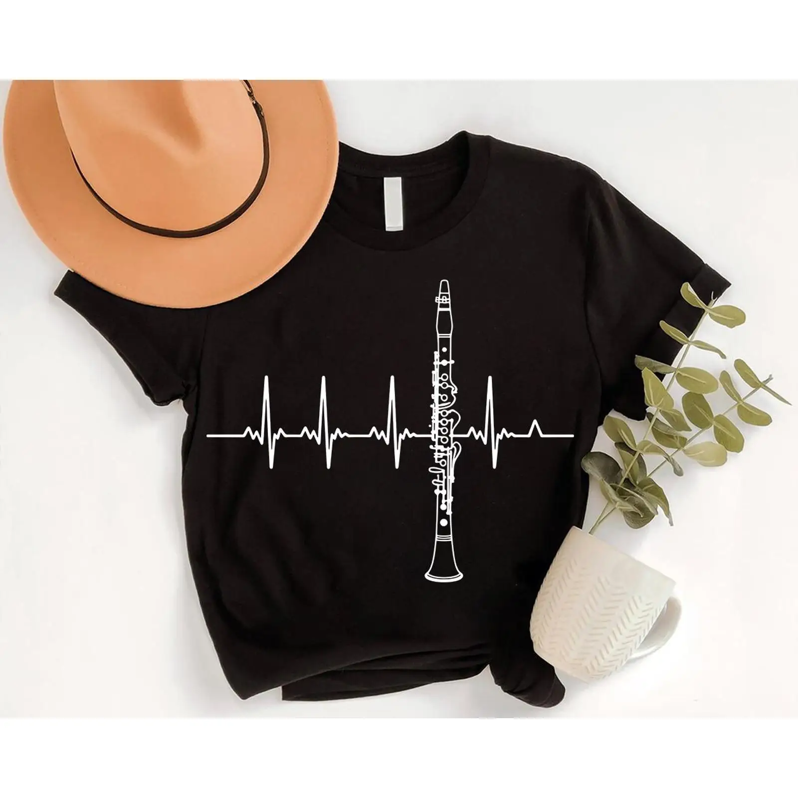 クラリネット ハートビート Tシャツ 音楽愛好家 バンド オ - Musical Instrument Gif のレビューと価格