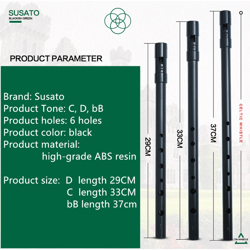 Susato 1 個スモールボア 6 穴アイリッシュホイッス - Musical Instrument Irish のレビューと価格