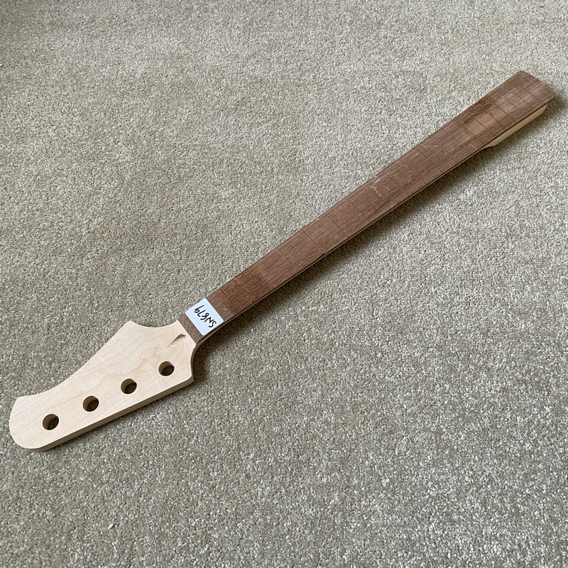 SN879 未完成ベースギターネック 4 弦フレットなし メ - Bass Guitar Fretless のレビューと価格