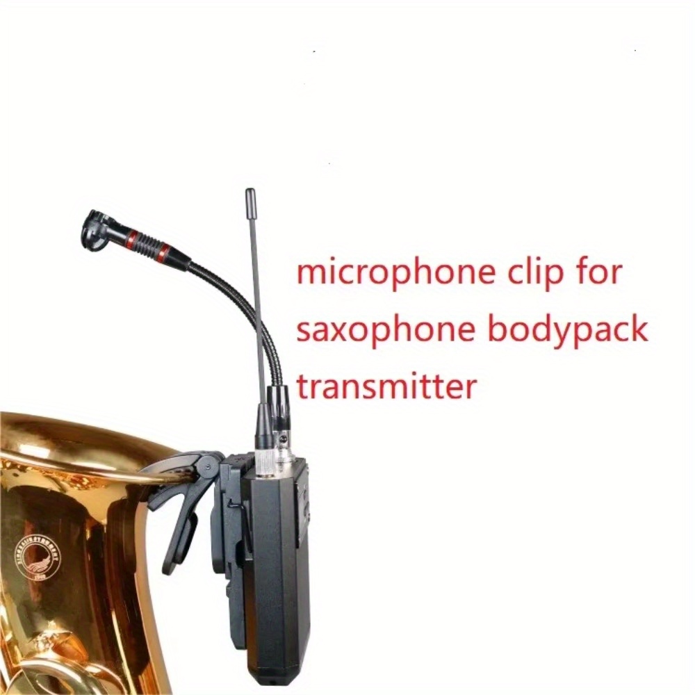 サックス用マイククリップ、ワイヤレスボディパック送信機、トラ - Musical Instrument Oboe のレビューと価格