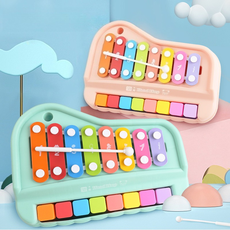 8音階シロフォンピアノ 2-in-1 早期教育用音楽玩具 マ - Musical Instrument Chimes のレビューと価格