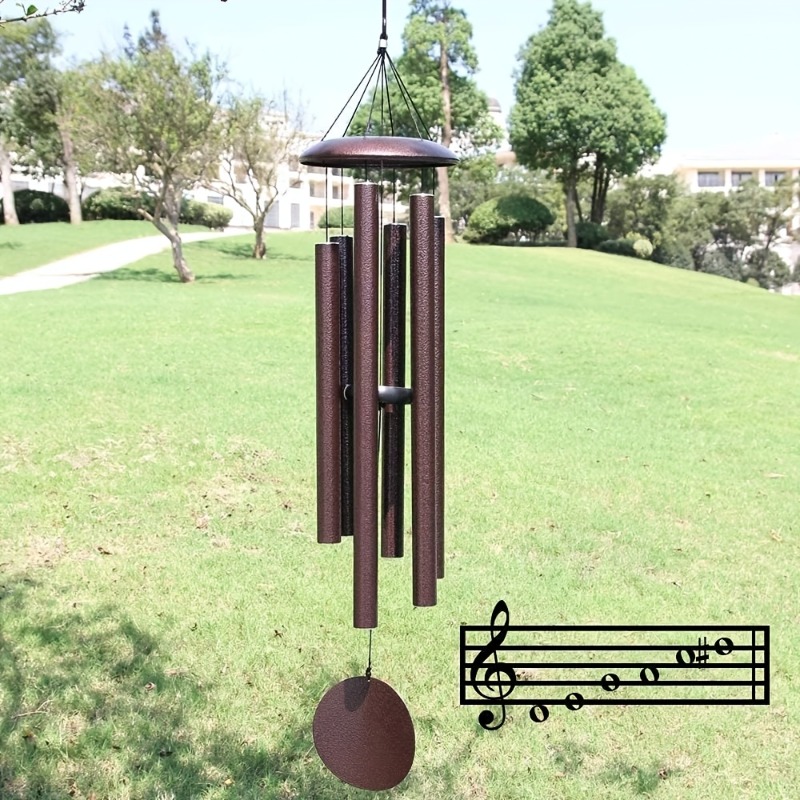 アルミチューブ風鈴調整済みパーカッション屋外吊り下げ装飾ガー - Wind Chime Tubular のレビューと価格