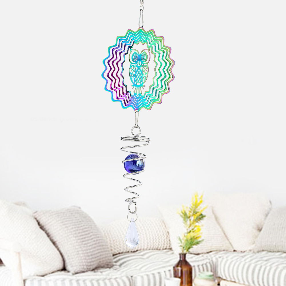 キネティックグラデーションカラー風スピナー彫刻 3D 風鈴サ - Wind Chime Tubular のレビューと価格
