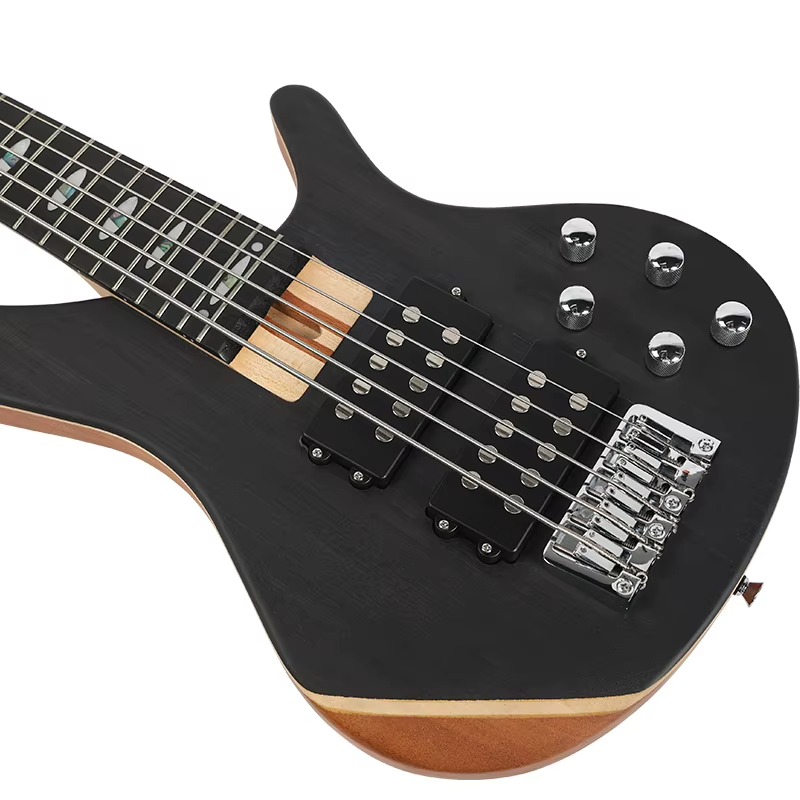 ハイグレード4/5弦ソリッドボディDB-5チョコレートカラー - Bass Guitar Fretless のレビューと価格