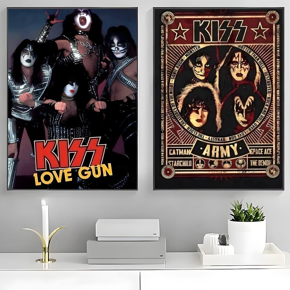 K-Kiss Kraft Rock Band-S ポスター高 - Musical Instrument Poster のレビューと価格