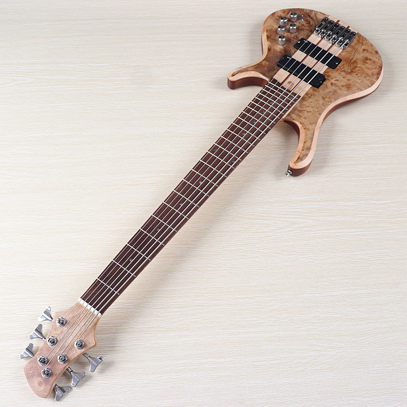 アクティブエレクトリックベースギターツリーバールトップネック - Bass Guitar Fretless のレビューと価格