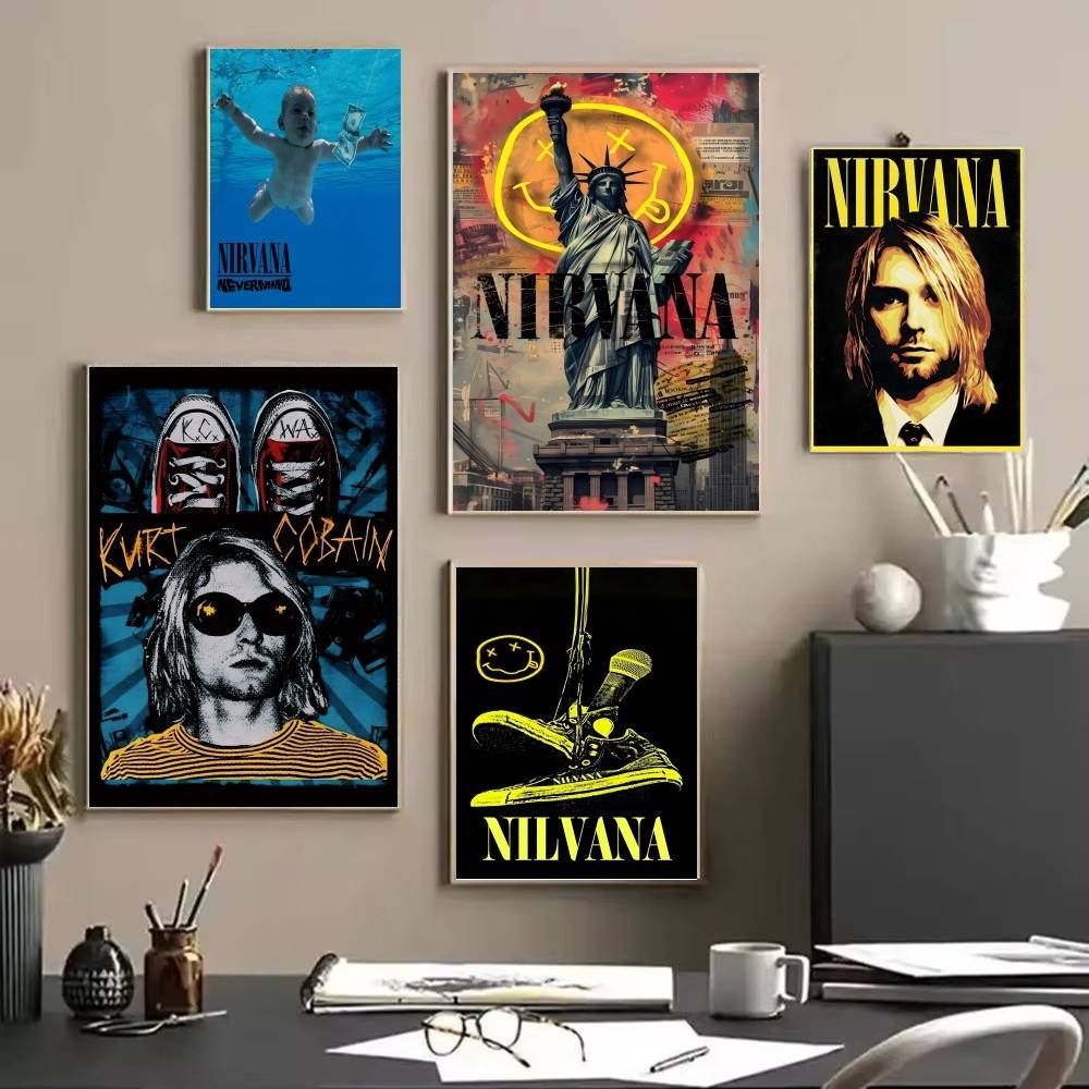 ロックバンド A-N-Nirvana ポスターとプリント壁ア - Musical Instrument Poster のレビューと価格