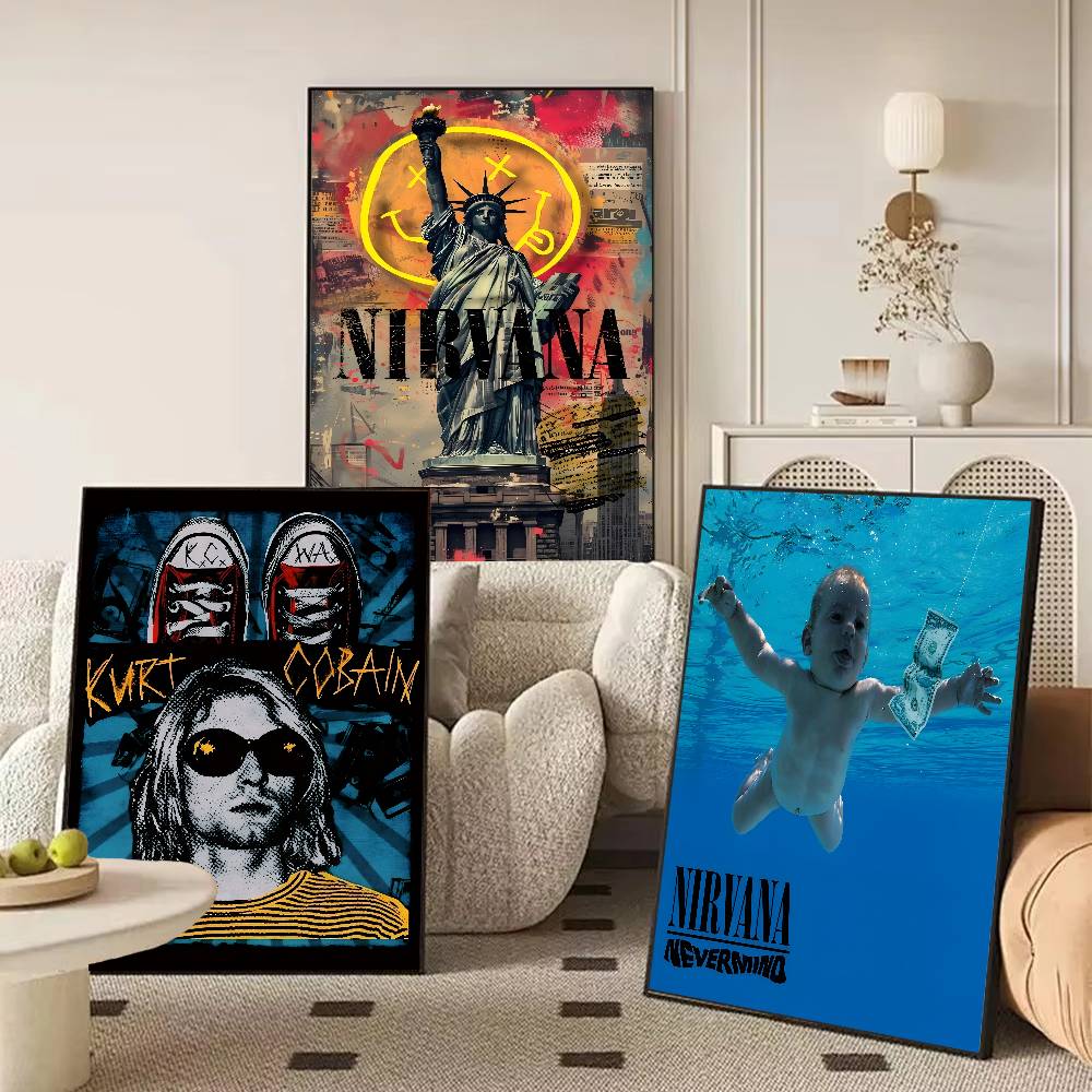 ロックバンド A-N-Nirvana ポスターとプリント壁ア - Musical Instrument Poster のレビューと価格