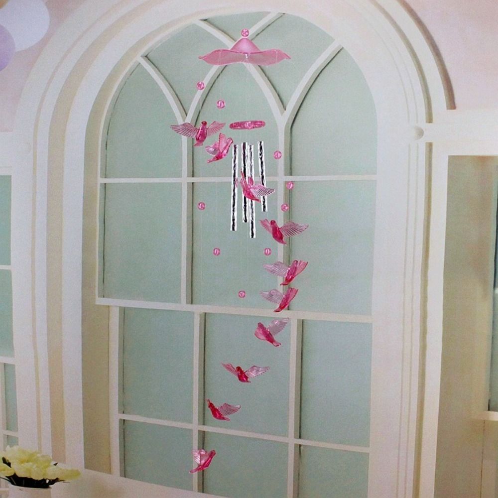 金属管風鈴 クリエイティブデザイン バウヒニア型金属管風鈴  - Wind Chime Tubular のレビューと価格
