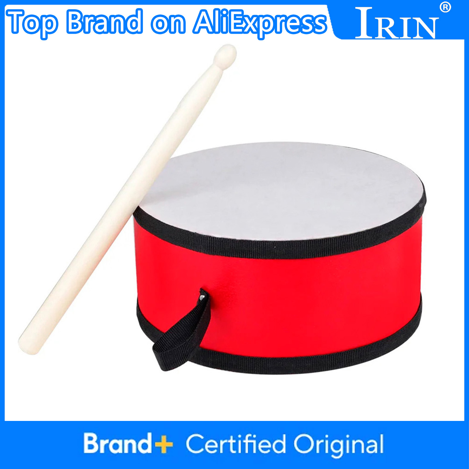 IRIN インドタンバリン伝統的な手持ちドラム両面打楽器ポー - Musical Instrument Indian のレビューと価格