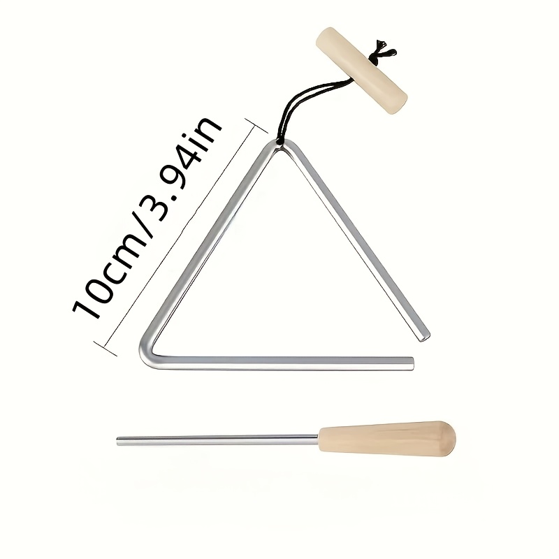 1pc プロフェッショナルトライアングル楽器セット、ビーター - Triangle Beater Music のレビューと価格