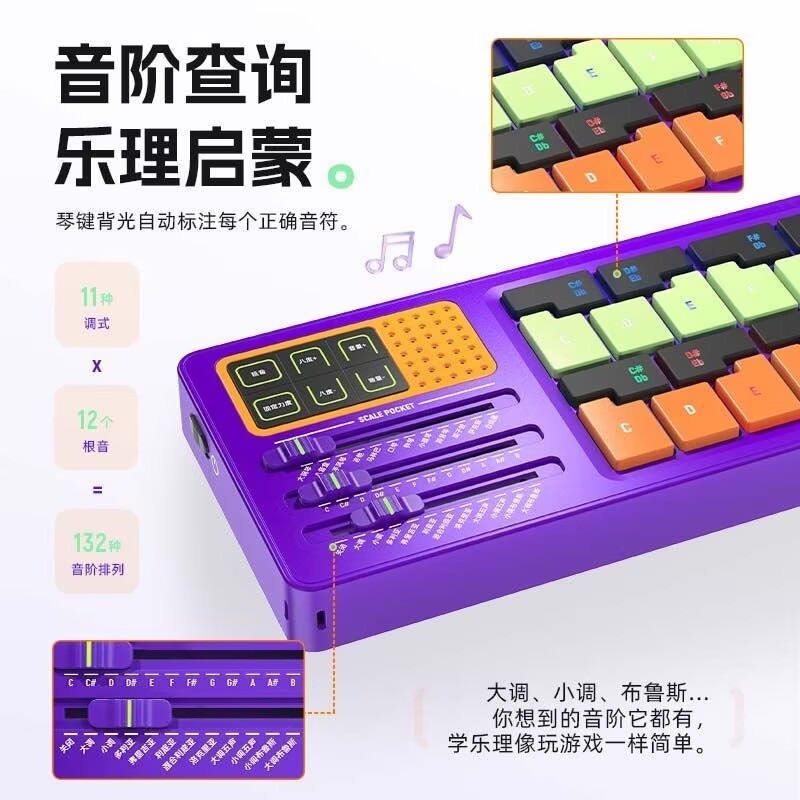 シニド・スケール・ポケット・ミュージックキーボード 電子ピア - Musical Instrument I Play のレビューと価格